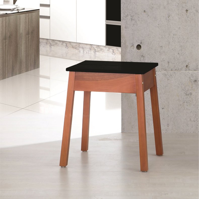 banqueta alta preto