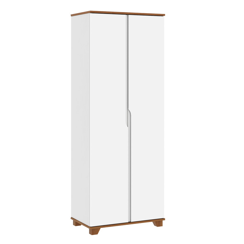 Armário Multiuso Vênus 2 Portas Natural/Branco