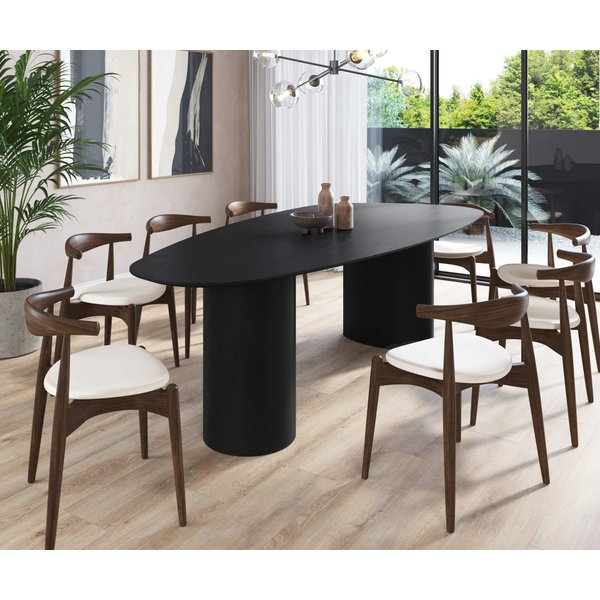 mesa de jantar organica 120x270cm ebano 1