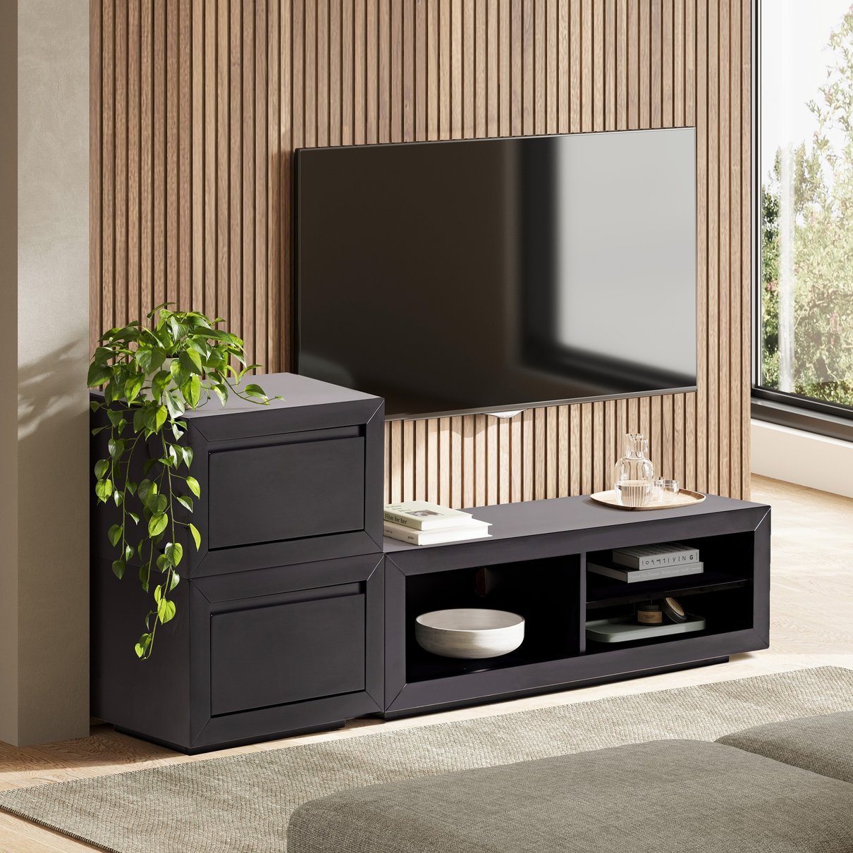 rack modular preto