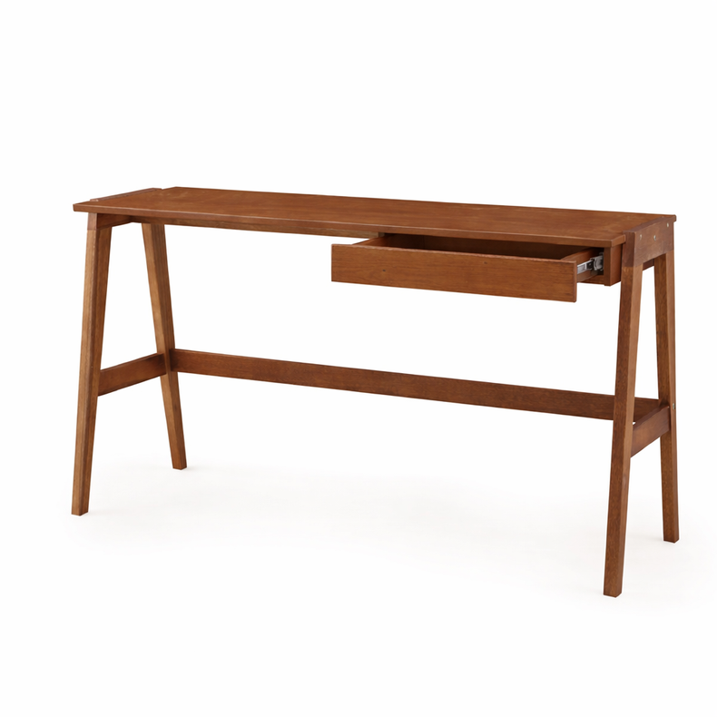 Escrivaninha Dior 134x45 Natural/Verde Musgo – Home Office